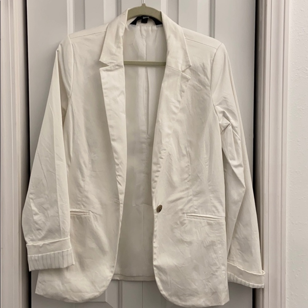 White blazer